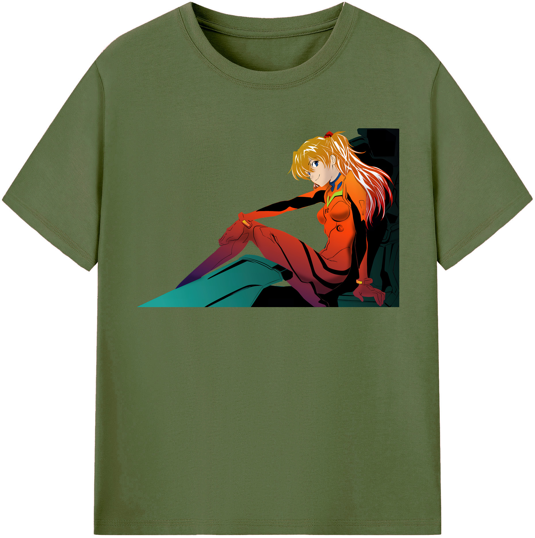 （画像用） EVA 新世紀エヴァンゲリオン 綿100％半袖Tシャツ（フロントプリント）